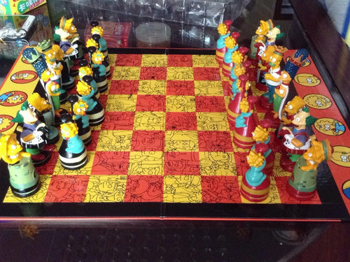 Simpsons Chess Set