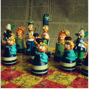 Simpsons Chess Set