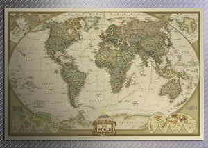 Classic Style World Map