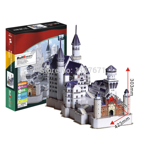 Diy Neuschwanstein Castle Scale Model Set