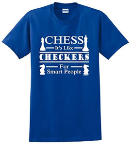 Chess It's Like Checkers for Smart People Short-Sleeve Men's T Shirt