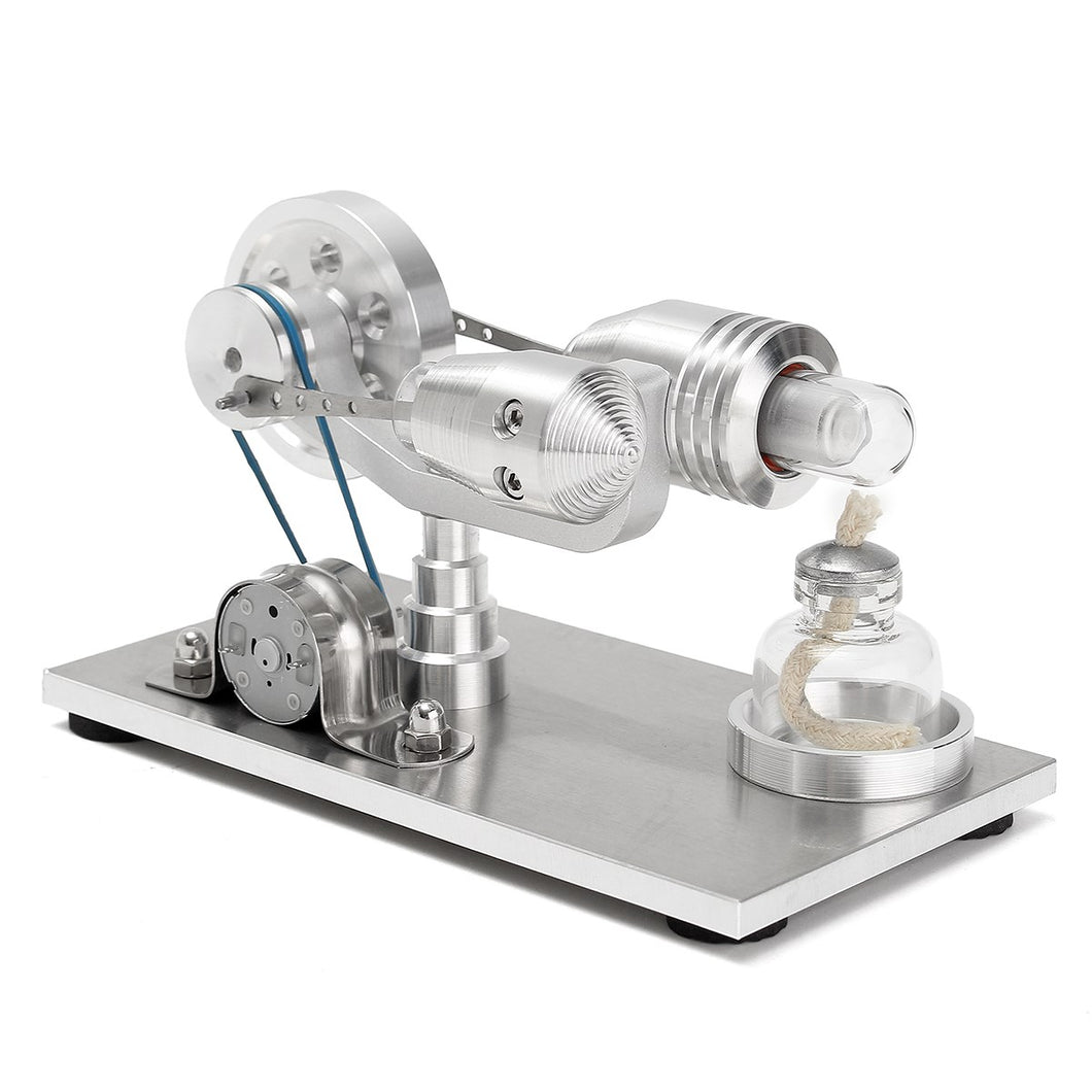 Miniature Stainless Steel Hot Air Stirling Engine Kit