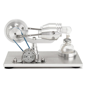 Miniature Stainless Steel Hot Air Stirling Engine Kit