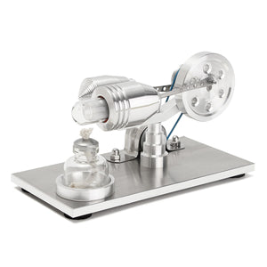 Miniature Stainless Steel Hot Air Stirling Engine Kit