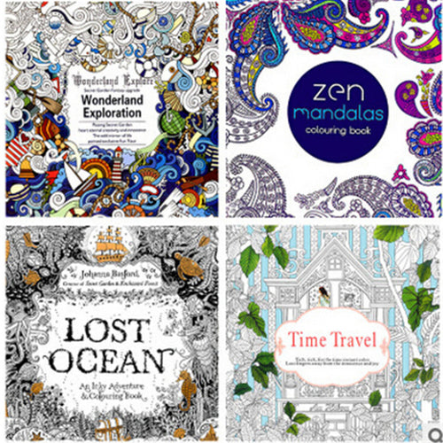 Stress Relieving Adult Coloring Books