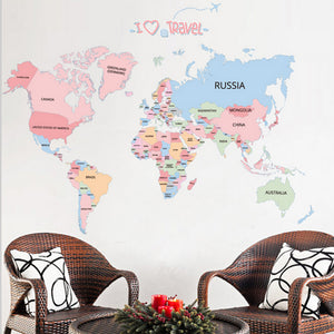 Wall Sticker World Map