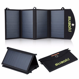 25W Portable Folding Solar Panel  (Water Resistant)