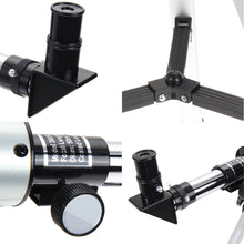 2017 Silver 360/50mm Refractive Outdoor Telescope With Portable Tripod and Spotting Scope