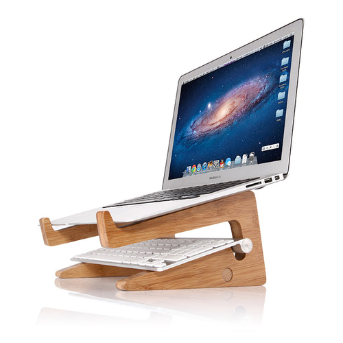 Wooden Laptop Cradle Stand