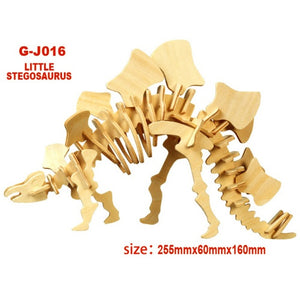 3D Wooden Dinosaur Puzzle