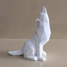 Black and White Wolf Figurines