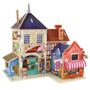 3D Wooden House Puzzles