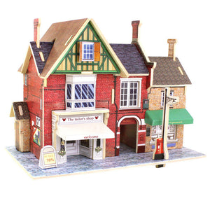 3D Wooden House Puzzles