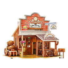 3D Wooden House Puzzles