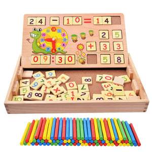 Children's Wooden Math Set