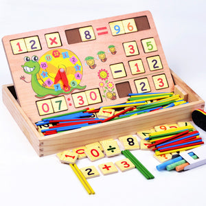 Children's Wooden Math Set