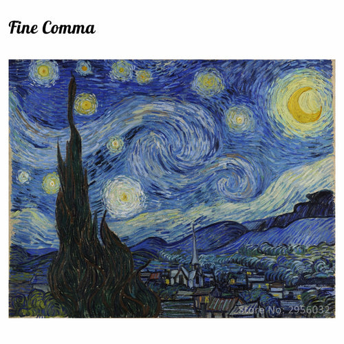 The Starry Night  by Vincent van Gogh Hand Painted Oil Replica