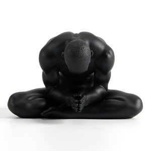 Meditating Man Sculpture