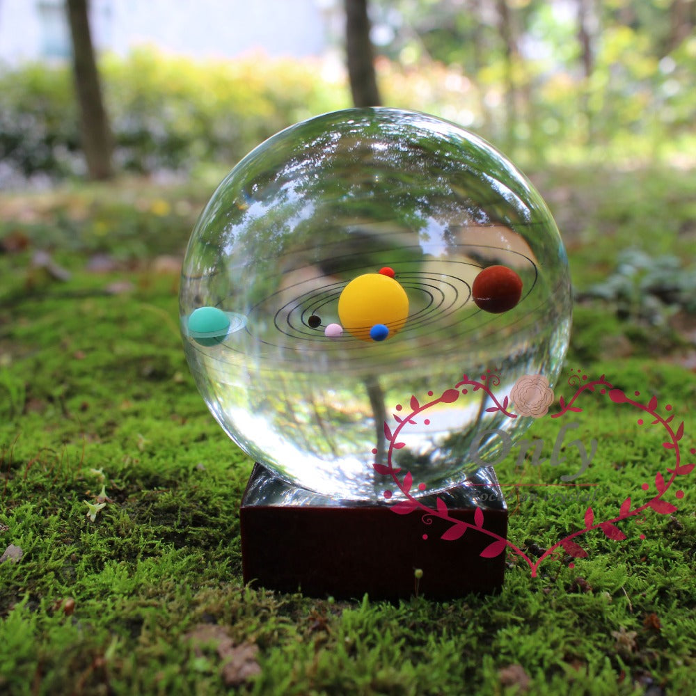 Solar System Glass Ball